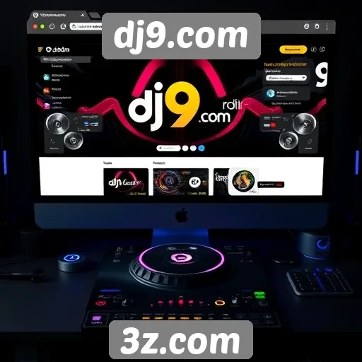 Interface e usabilidade do dj9.com para usuários