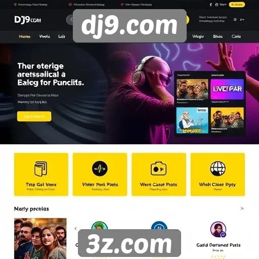 Facilidade de navegação no site dj9.com